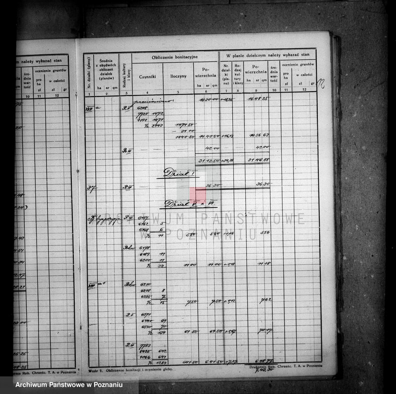 Obraz 16 z jednostki "Obliczenie bonitacji do planu dzielczego majątku Trzeciewnica wyrzyskiego"