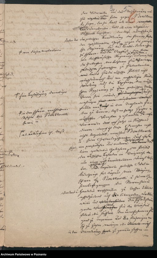 Obraz 12 z jednostki "A. betr. den polnischen Emigranten Wladislaus von Bentkowski"