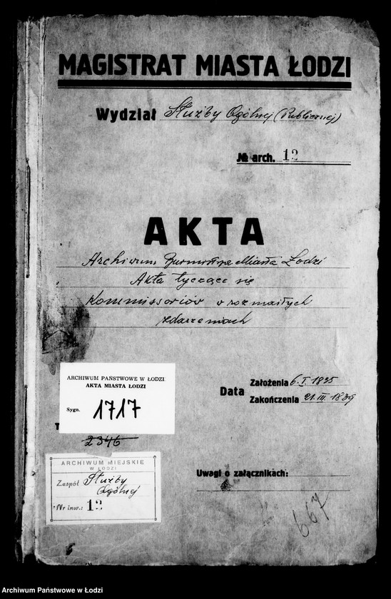 Obraz 4 z jednostki "Akta tyczące się komissoriów w rozmaitych zdarzeniach"