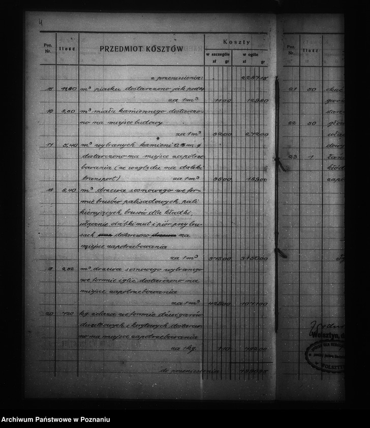 Obraz 8 z jednostki "Podkładki techniczne budowy jazów betonowych Spółki Regulacji Dojcy powiat wolsztyński"