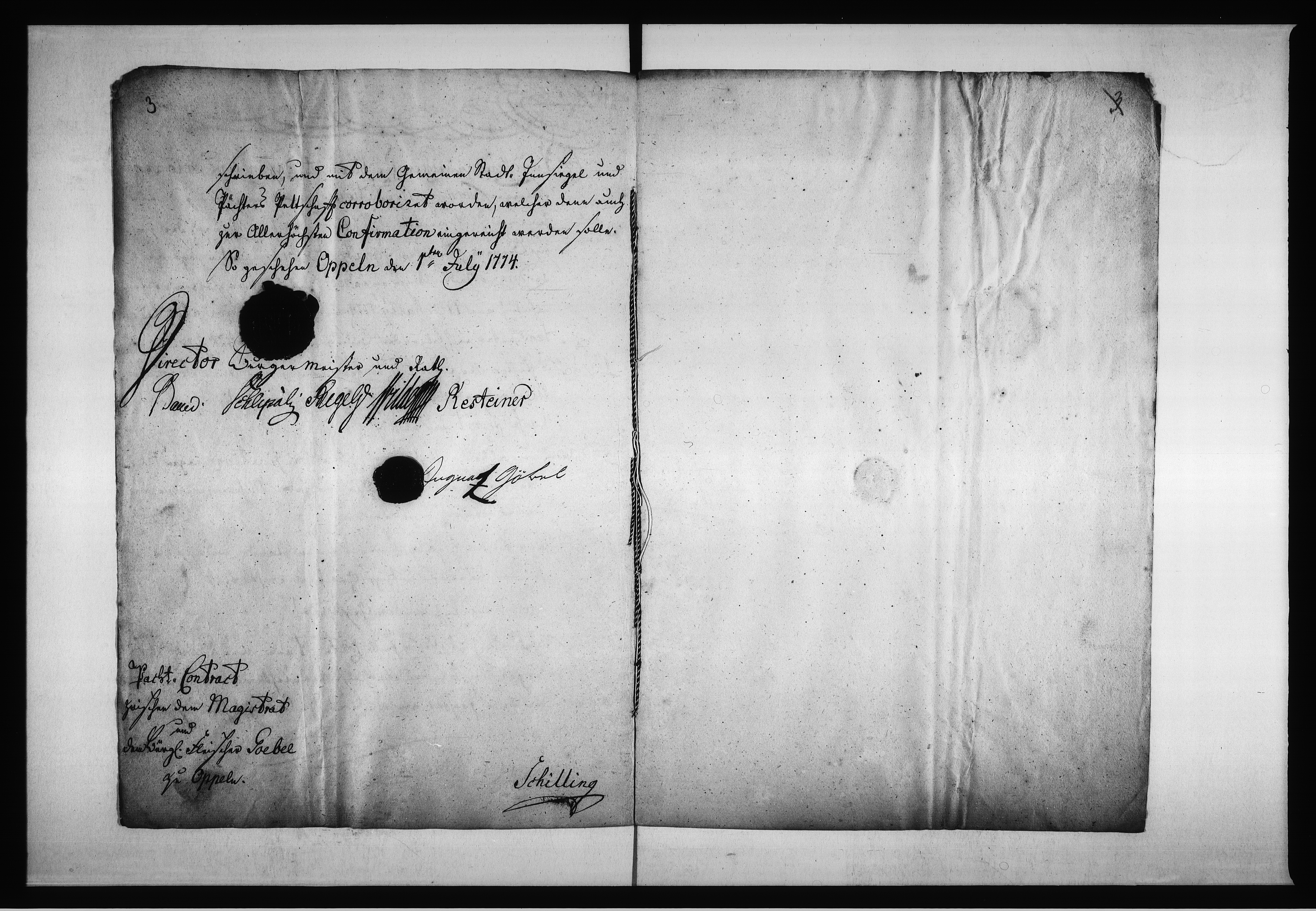 Obraz 8 z jednostki "Acta betr[effend] die Reclamierung der Lendziner Kämmerei- und Hospital - Wiese, welche das Domaineneamt in Erbpacht hat."