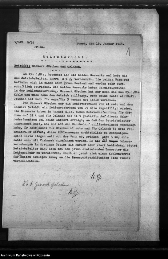 Obraz 5 z jednostki "Gaswerk - Görchen (Miejska Górka)"