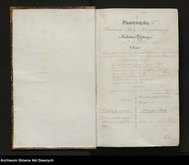 image.from.unit.number "[Protokoły posiedzeń Rady Administracyjnej Królestwa Polskiego, nr 70 - 93]."