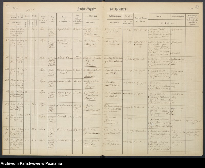 Obraz 9 z jednostki "Duplikat der Taufregister, Trauregister, Todtenregister"