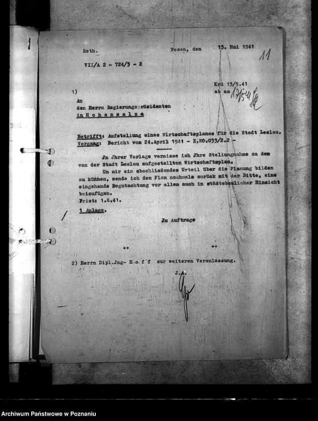 Obraz 15 z jednostki "Wirtschaftsplan Leslau (Włocławek)"