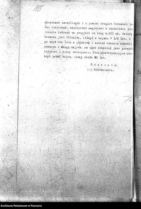 Obraz 20 z jednostki "Pow. lekarz Weterynaryjny Oborniki"