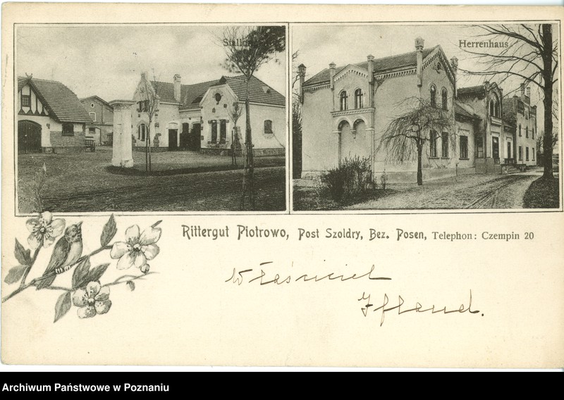 Obraz 1 z jednostki "Piotrowo - dwór, zabudowania gospodarcze"