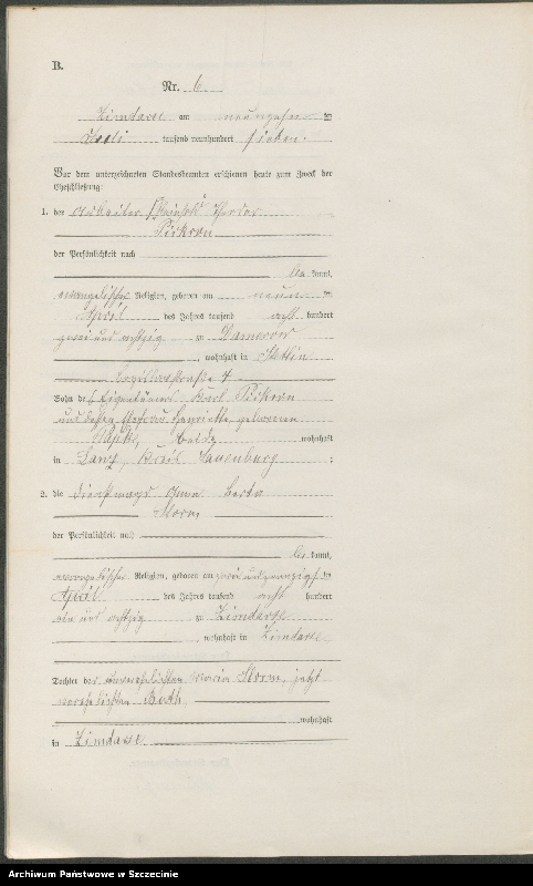 Obraz 14 z jednostki "Heiratsregister"