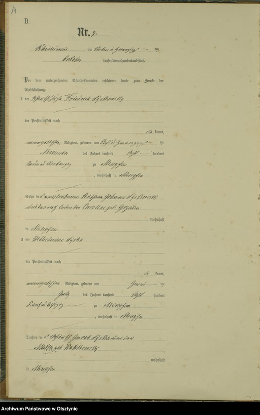 image.from.unit.number "Heiraths-Haupt-Register Nr 1 - 16"