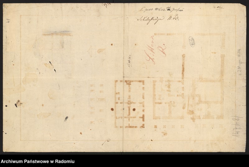 image.from.unit.number "[12 rysunków zabudowań ordynackich w Zamościu i Janowicach - dowody do zakończonego 6 CI 1817 r. protokołu likwidacyjnego Kommissyi dla Oszacowania Szkód Zamościa, dołączone przez pełnomocnika Ordynata w związku z zajęciem miasta Zamościa na twierdzę]"