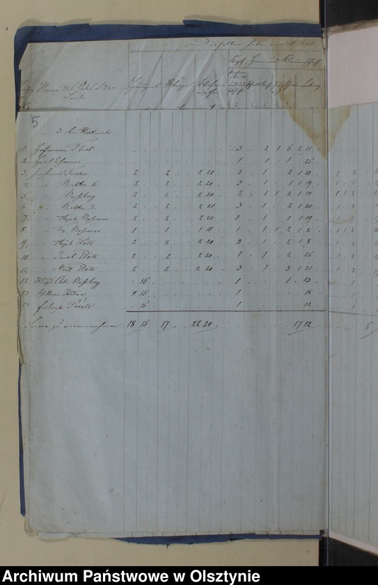 image.from.unit.number "Beläge pro 1859/60 von Geld Rechnung Silberbach"