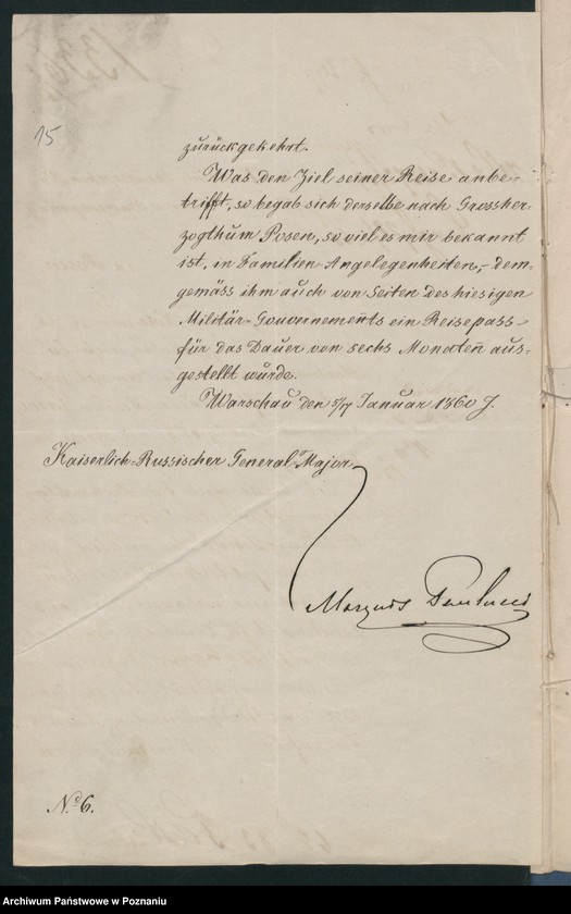 Obraz 19 z jednostki "A. betr. den Gutsbesitzer Hippolit von Turno"