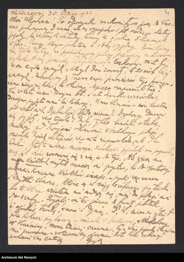 image.from.unit.number "Korespondencja z rodziną. Załączniki: odpis artykułu "Le Figaro" o polityce Józefa Becka; program i opis akademii w 15-ą rocznicę bitwy pod Rarańczą"