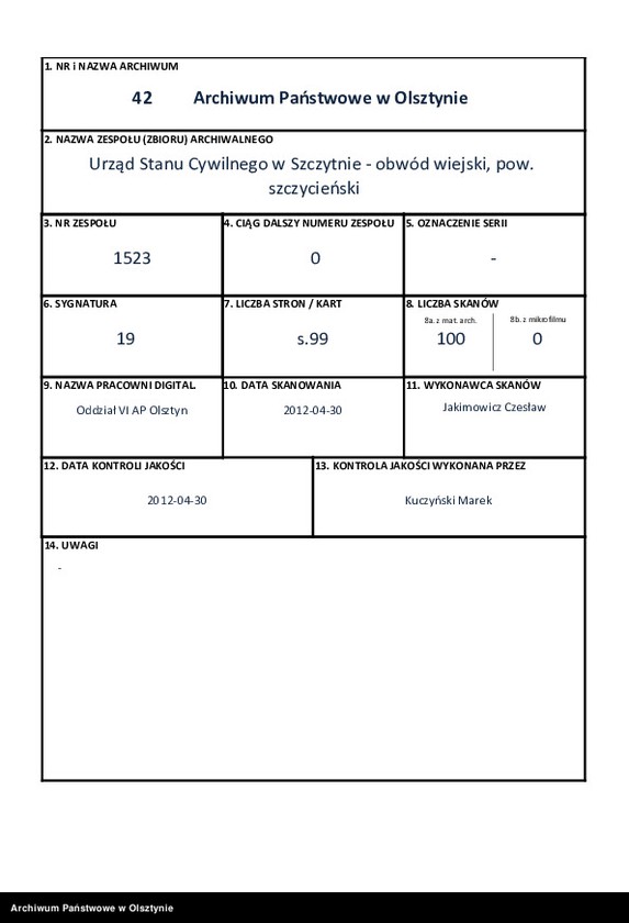 image.from.unit.number "Geburts-Haupt-Register Nr 1 - 97"