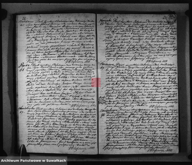 image.from.unit.number "Duplikat Aktów Urodzonych zaślubionych i Zejscia Parafii Bakałarzewo za rok 1861 sporządzony"