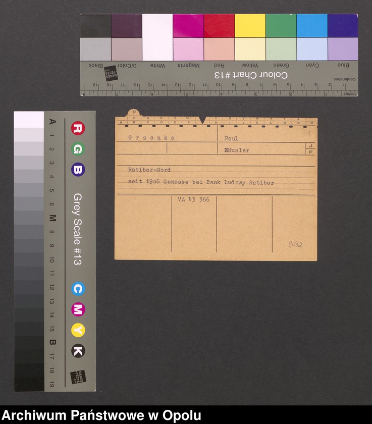 Obraz 3 z jednostki "[Grzonka Paul, Ratibor-Nord]"