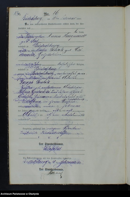 image.from.unit.number "Sterbe-Neben-Register Nr 1 - 22"