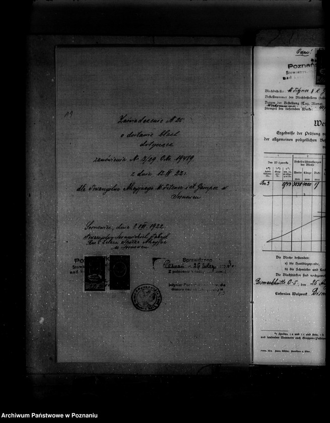 Obraz 15 z jednostki "Fabryka Przetworów Ziemniaczanych w Luboniu powiat poznański Spółka Akcyjna Nr woj. 97"