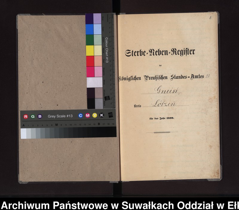 image.from.unit.number "Sterbe-Neben-Register des Königlichen Preussischen Standes-Amtes Gneist Kreis Lötzen"
