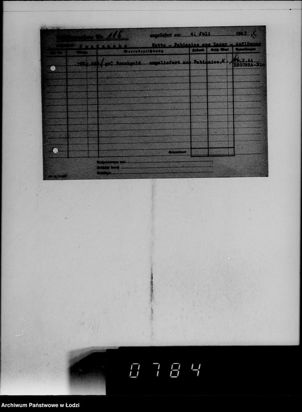 Obraz 20 z jednostki "Fundsachen. [Kartoteka]"