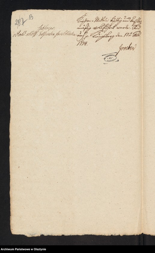 image.from.unit.number "Reparation der Organisten Wohnung auch Pfarr Scheune in Neuhausen [Romnowo]"