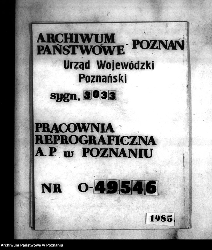 Obraz 1 z jednostki "Majątek Sadki powiatu wyrzyskiego /sprawy parcelacyjne/"