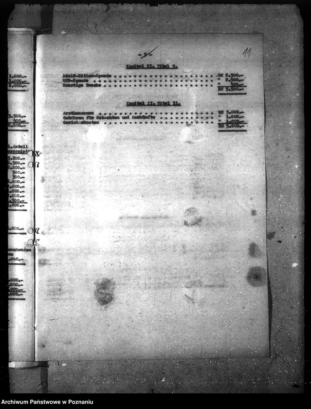Obraz 16 z jednostki "Haushaltspläne der Posenschen Feuer- und Lebensversicherung"