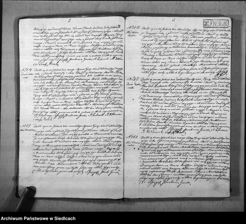 Obraz 3 z jednostki "Akta urodzin, małżeństw, zgonów"