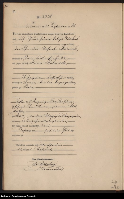 Obraz 19 z jednostki "Księga zgonów tom V"