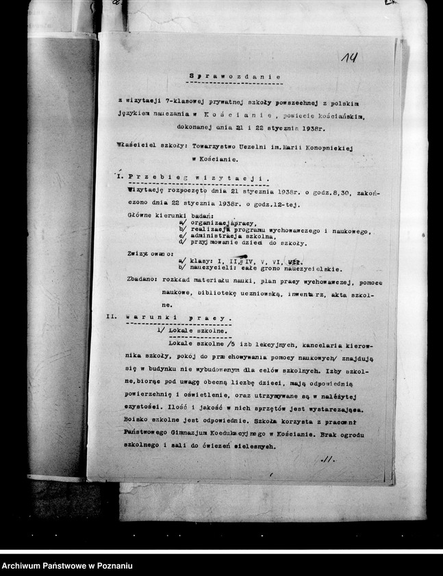 Obraz 18 z jednostki "Prywatna Szkoła Powszechna imienia Marii Konopnickiej w Kościanie"