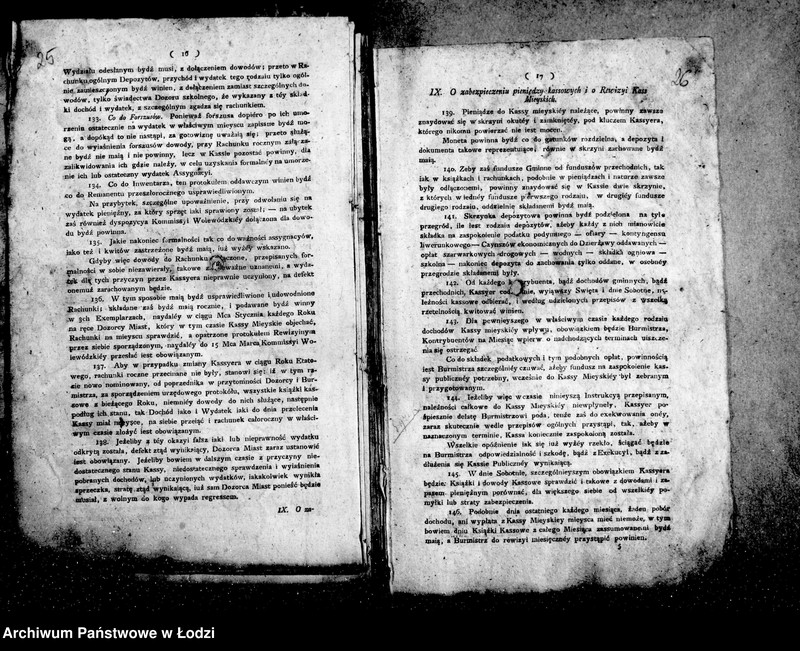 Obraz 19 z jednostki "Akta tyczące się różnych korespondencyj z władzami wyższymi"