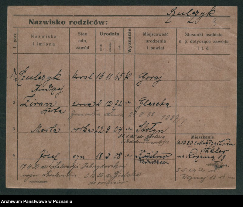 image.from.unit.number "Szulczyk - Szumała"