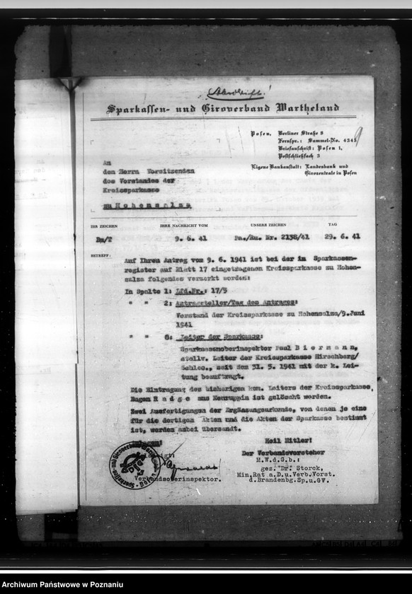 Obraz 14 z jednostki "Sparkassen - korespondencja"