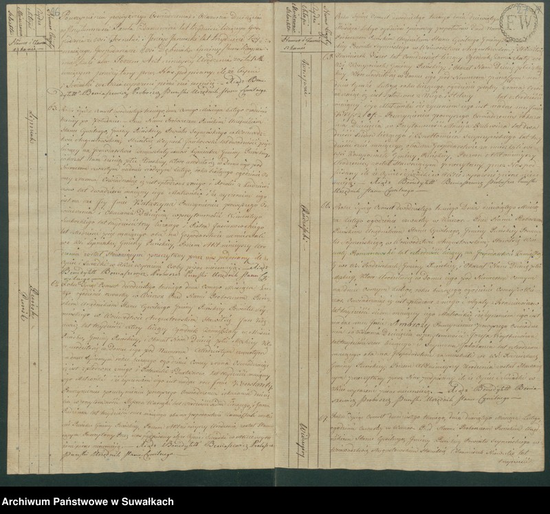image.from.unit.number "Akta urodzonych gminy puńskiey od dnia 1 stycznia do ostatniego grudnia 1823 roku"