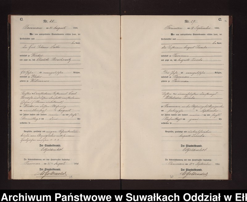 image.from.unit.number "Sterbe-Neben-Register des Preussischen Standes-Amtes Neuhoff Kreis Loetzen"
