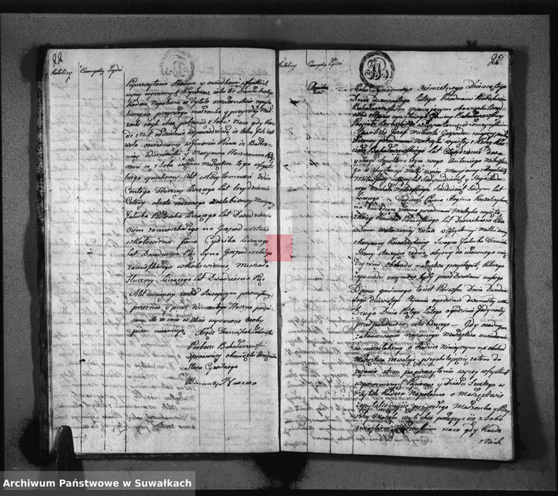 image.from.unit.number "Księgi Gminy i Parafij Bakałarzewskiey ślubne 1808 R."