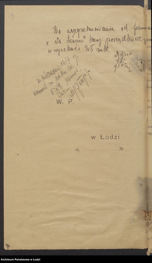 Obraz 5 z jednostki "Szachna Lewin - sprzedaż towarów manufakturowych"