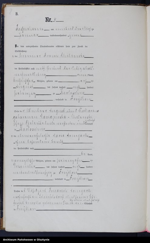 image.from.unit.number "Heiraths-Haupt-Register Nr 1 - 15"