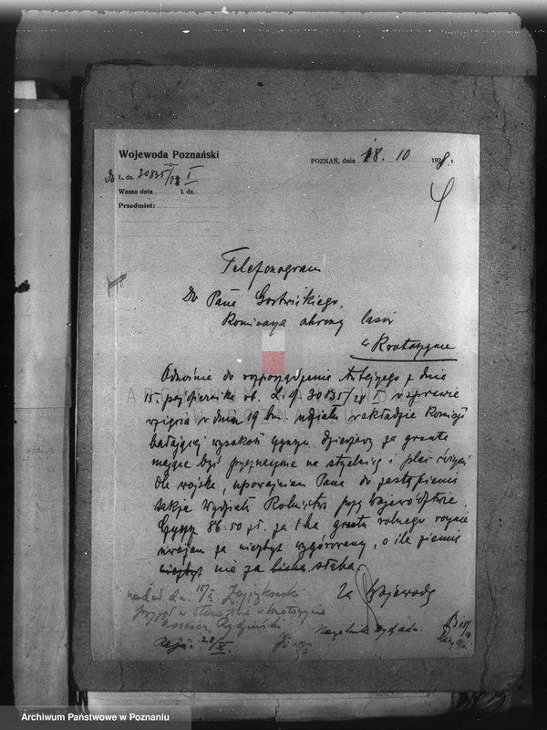 image.from.unit.number "Majętność Przygodzice powiat ostrowski /nadzór nad gospodarką leśną/"