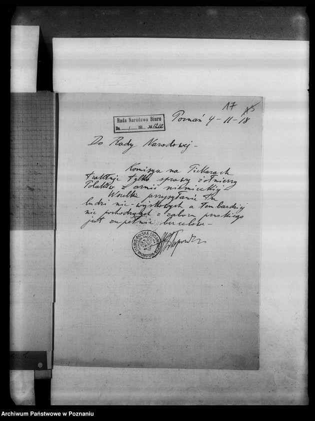 Obraz 20 z jednostki "Korespondencja różna w sprawie pomocy materialnej i prawnej i inna dotycząca spraw społeczno - politycznych."