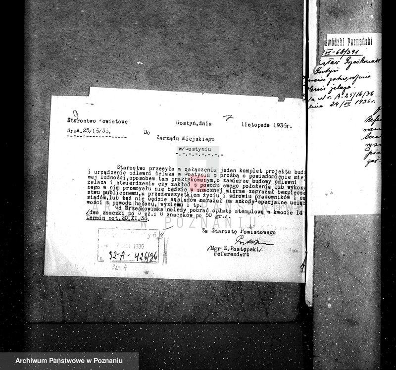 Obraz 13 z jednostki "Młyn parowy O. Klimpela w Gostyniu nr woj. 6006"