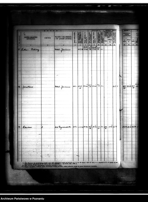 Obraz 10 z jednostki "/Księga kontroli prac parcelacji prywatnej/ powiatu średzkiego/"