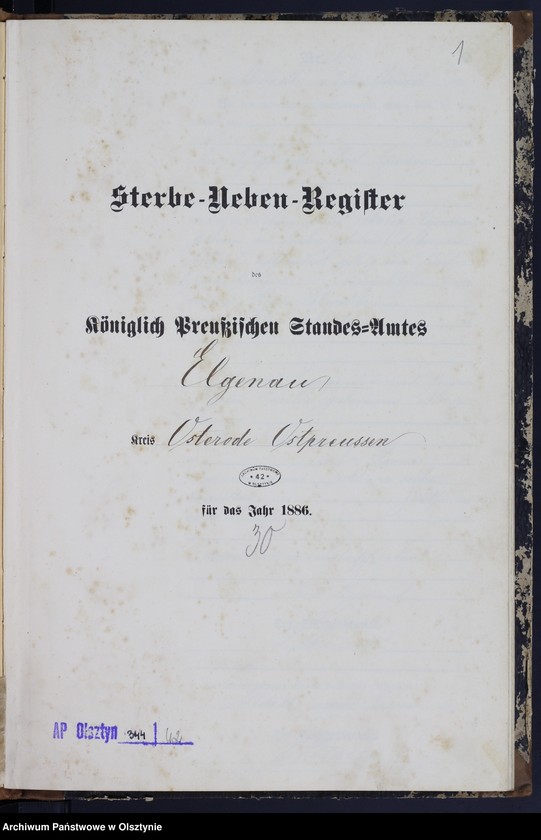 image.from.unit.number "Sterbe-Neben-Register Nr 1 - 69"