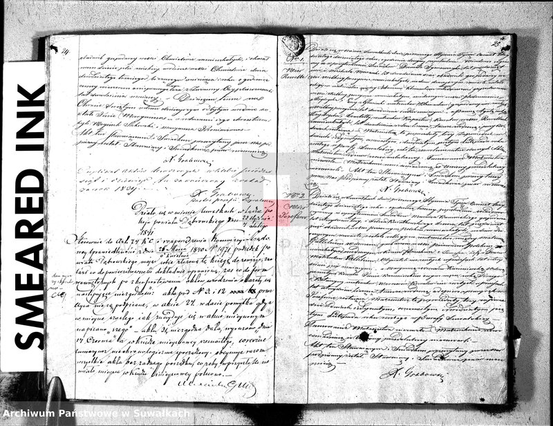 image.from.unit.number "Księga Duplikat Urzędnika Stanu Cywilnego Wyznania Ewangelickiego Okręgu Suwałki w Powiecie Dąbrowskim Obwodzie i Gubernii Augustowskiey na Rok 1839."