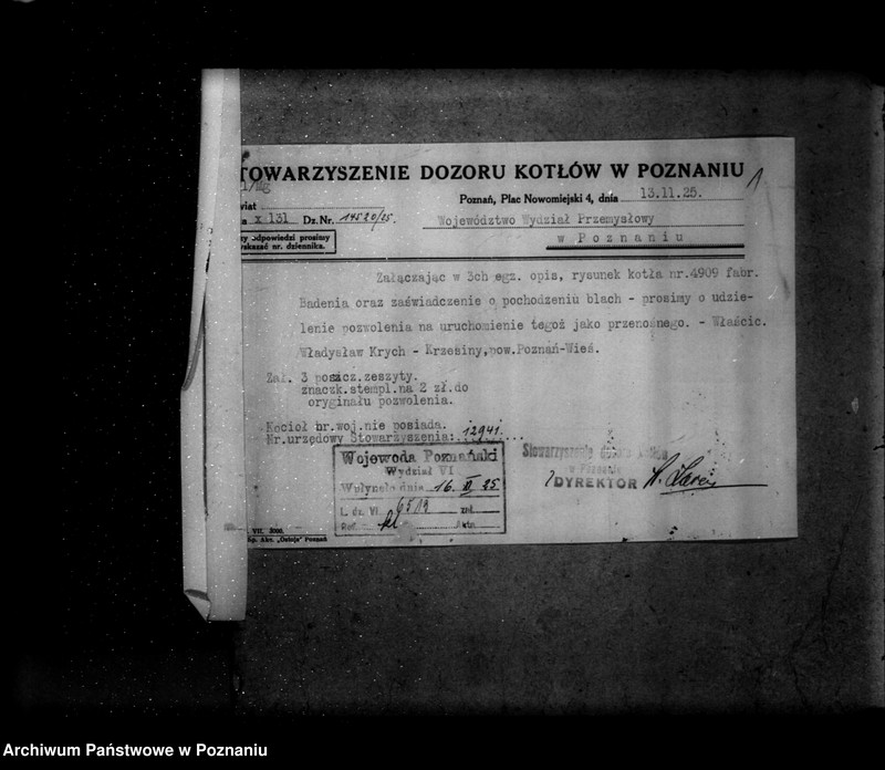 Obraz 5 z jednostki "Krzesiny powiat poznański własność Krych nr woj. kotła 5587"