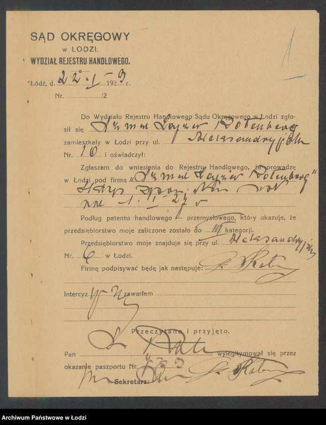 Obraz 3 z jednostki "Szmul Lajzer Rotenberg - sklep spożywczy"