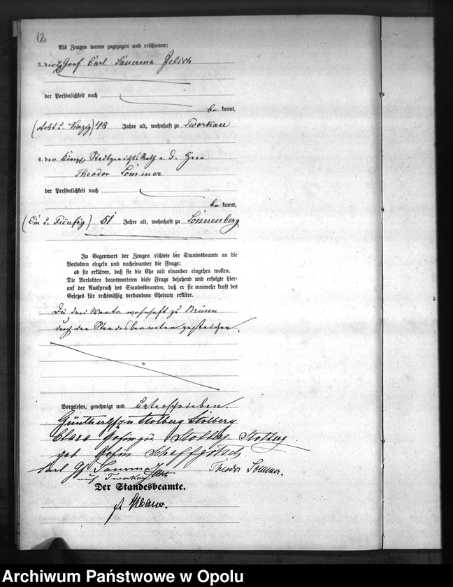 Obraz 15 z jednostki "USC Kopice. Księga akt małżeństw rok 1879"