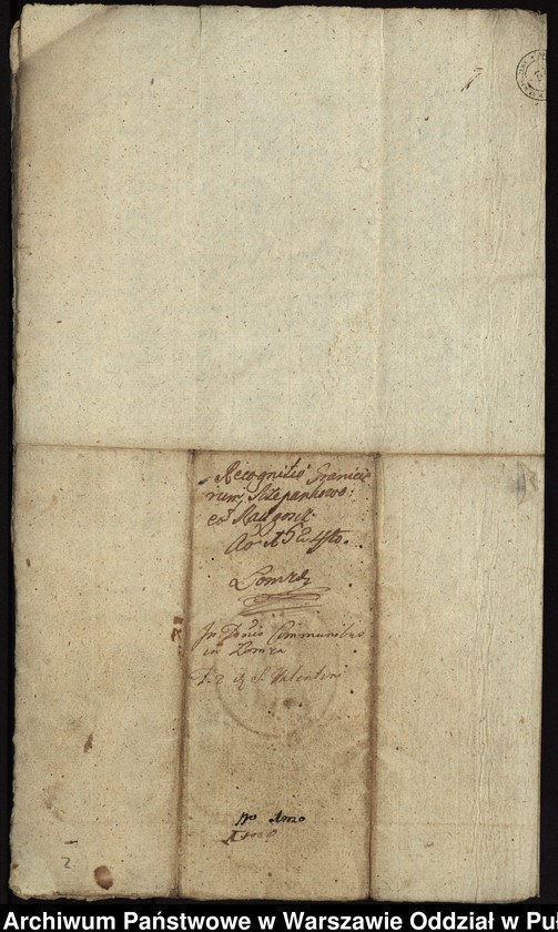 image.from.unit.number "Ekstrakt i kopia ekstraktu z ks. ziem. łomżyńskich wizji granic z 1524 roku między dobrami opata Stanisława Barczykowskiego Szczepankowo i Wszerzec a dobrami szlacheckimi Radgoszcz"