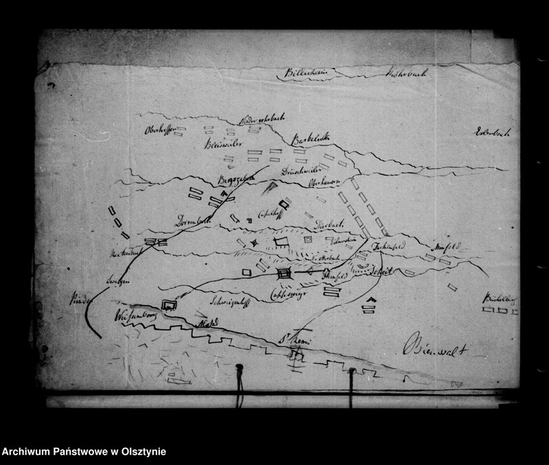 image.from.unit.number "/Papiers du Camp de Landau de Carl Fr. Lehndorff, Manöverbericht mit pro memorias/."
