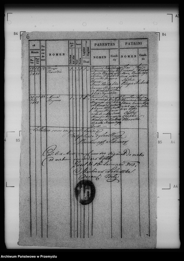 Obraz 10 z jednostki "[Kopie ksiąg metrykalnych parafii Siebieczów z filiami Leszczaków, Piwowszczyzna, Rusin, Wierzbiąż (dekanat Bełz)]"